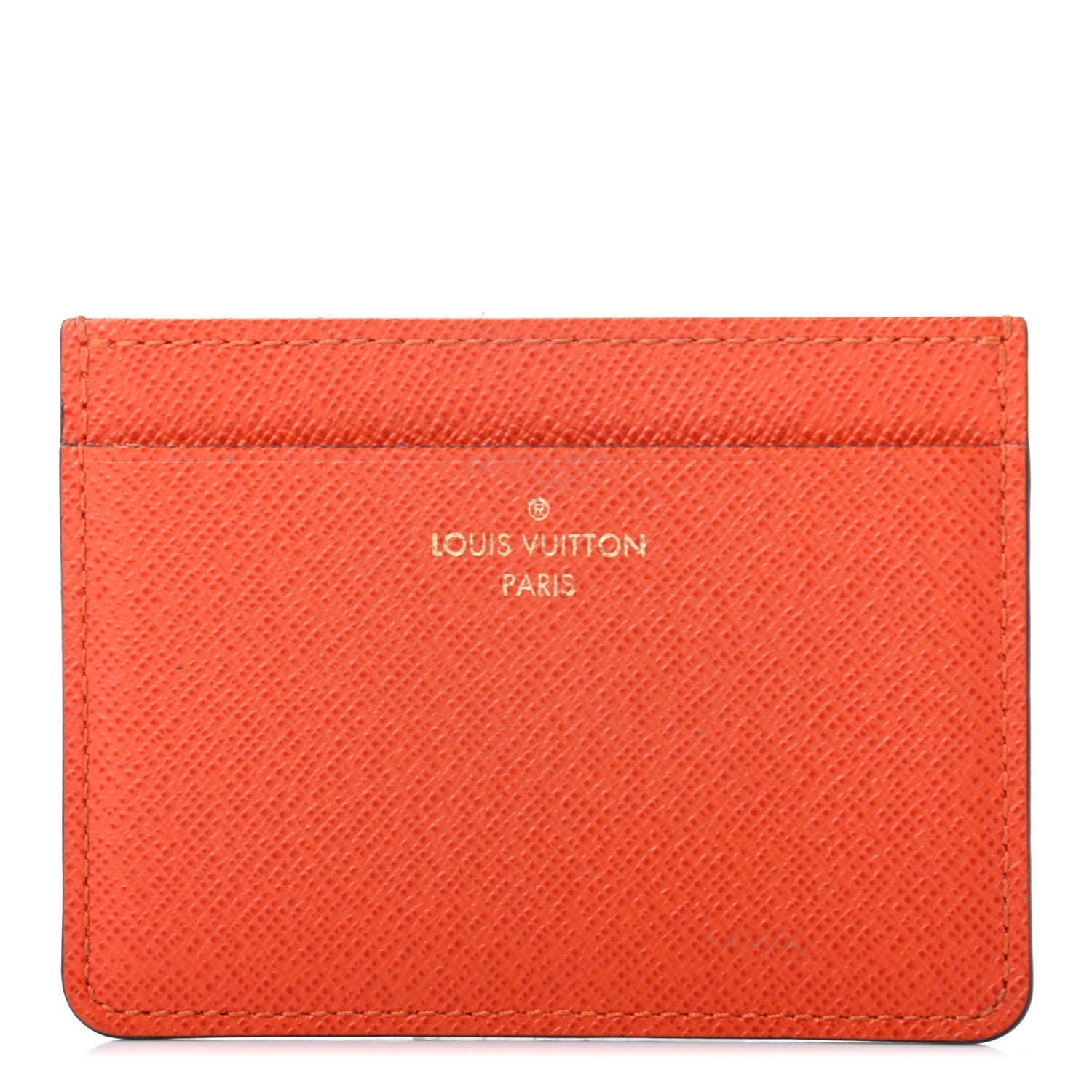 Louis Vuitton Calfskin Jeanne Wallet Insert Piment 1 of 6