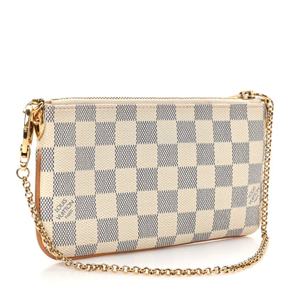Louis Vuitton Damier Azur Pochette Milla MM 3 of 7
