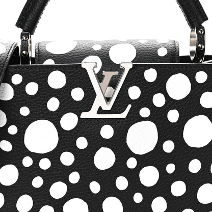 Louis Vuitton LV X YK Taurillon Capucines BB Black White 8 of 10