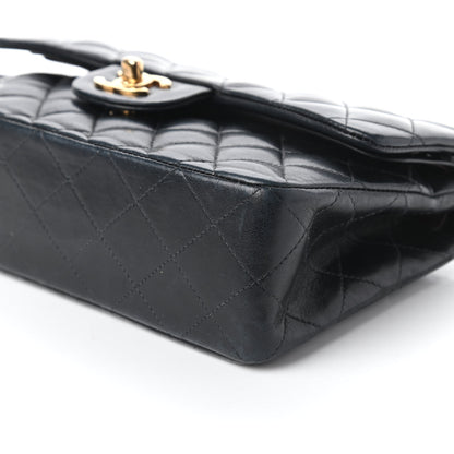 Chanel Lambskin Quilted Small Double Flap Navy 7 of 10