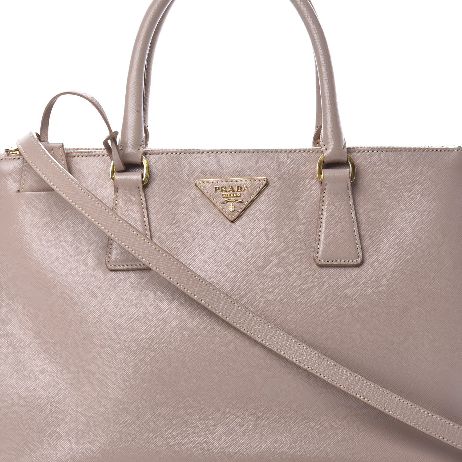Prada Saffiano Medium Galleria Double Zip Tote Cammeo 10 of 20