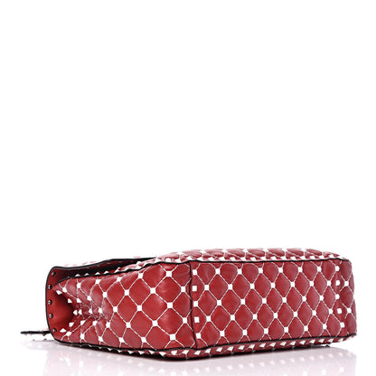 Valentino Garavani Lambskin Large Free Rockstud Spike Shoulder Bag Rosso Valentino 5 of 9