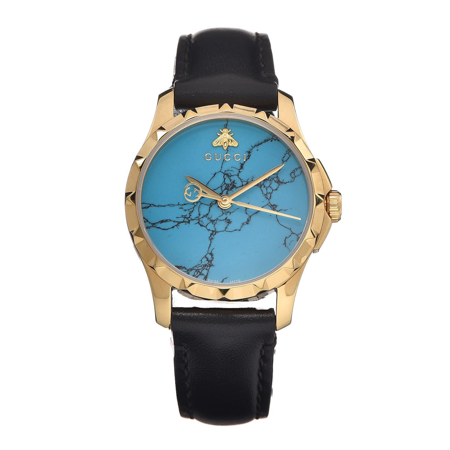 Stainless Steel Calfskin 27mm G-Timeless Quartz Watch Turquoise
