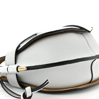 Loewe Pebble Grain Calfskin Mini Gate Bag Kaolin 7 of 8