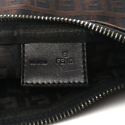Fendi Zucchino Vitello Mini Pochette Moro Black 6 of 7