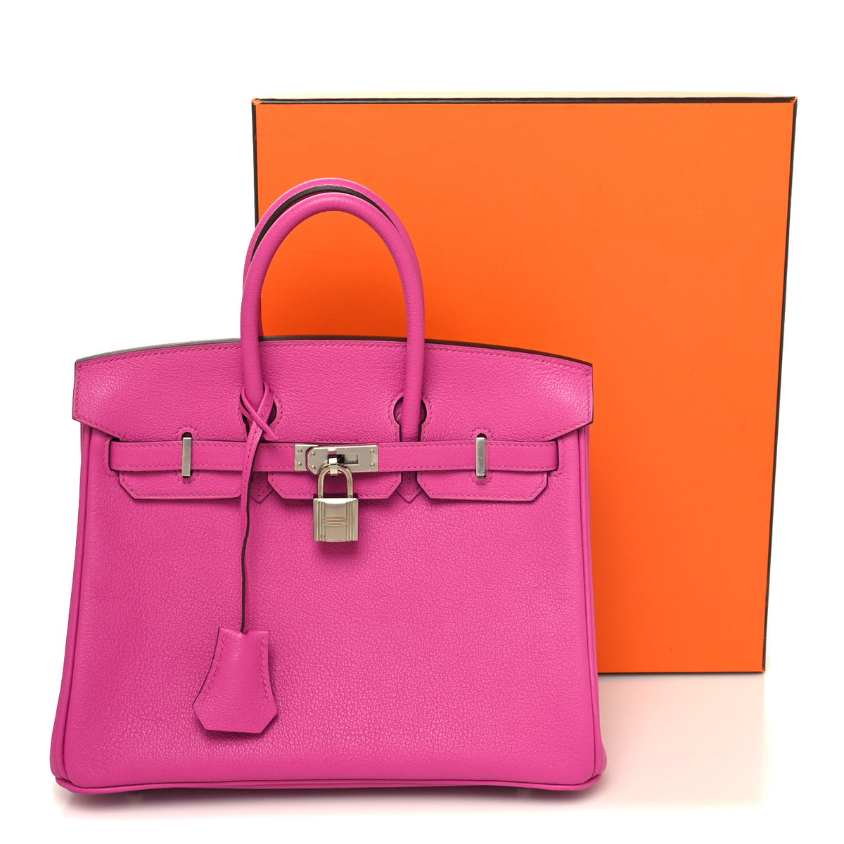 Taurillon Novillo Birkin 25 Magnolia Capucine