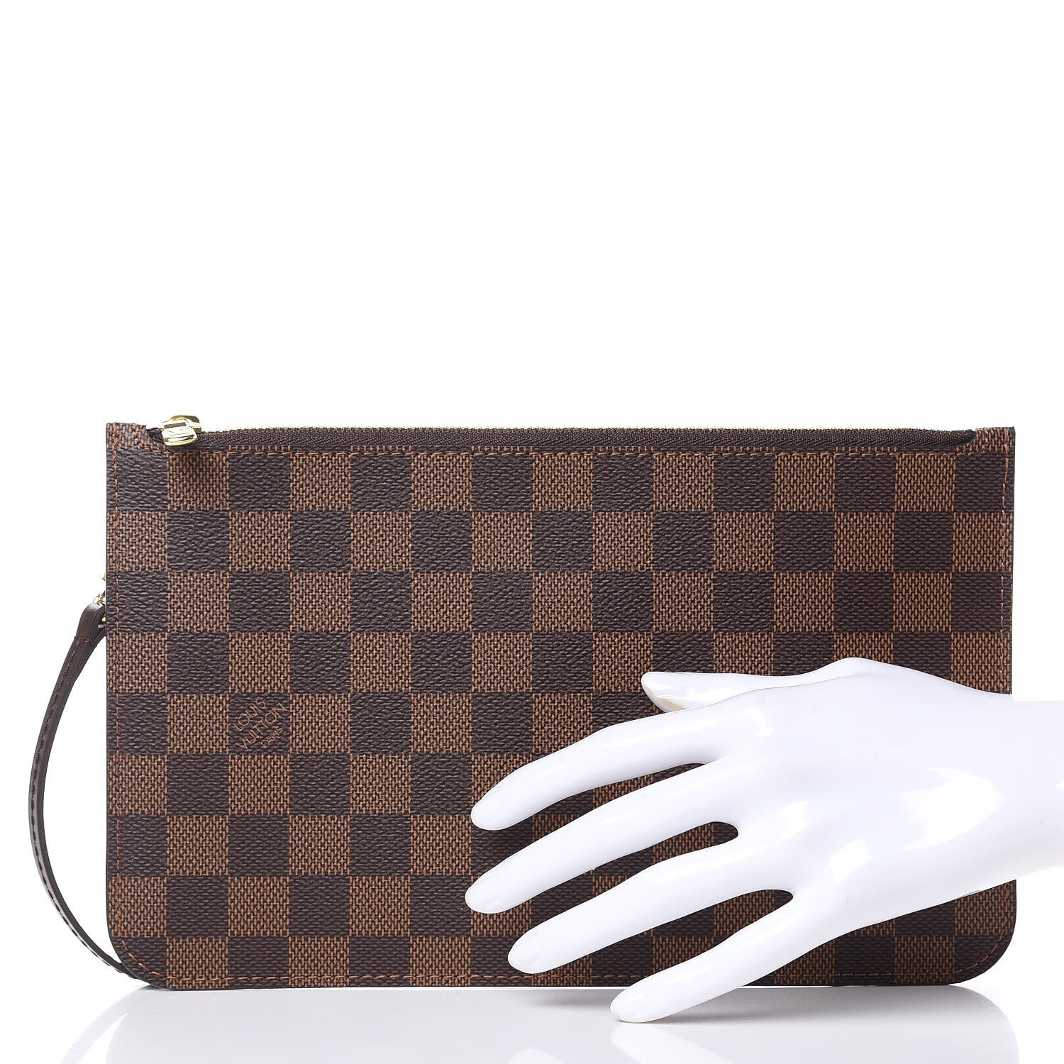 Louis Vuitton Damier Ebene Neverfull MM GM Pochette 2 of 7
