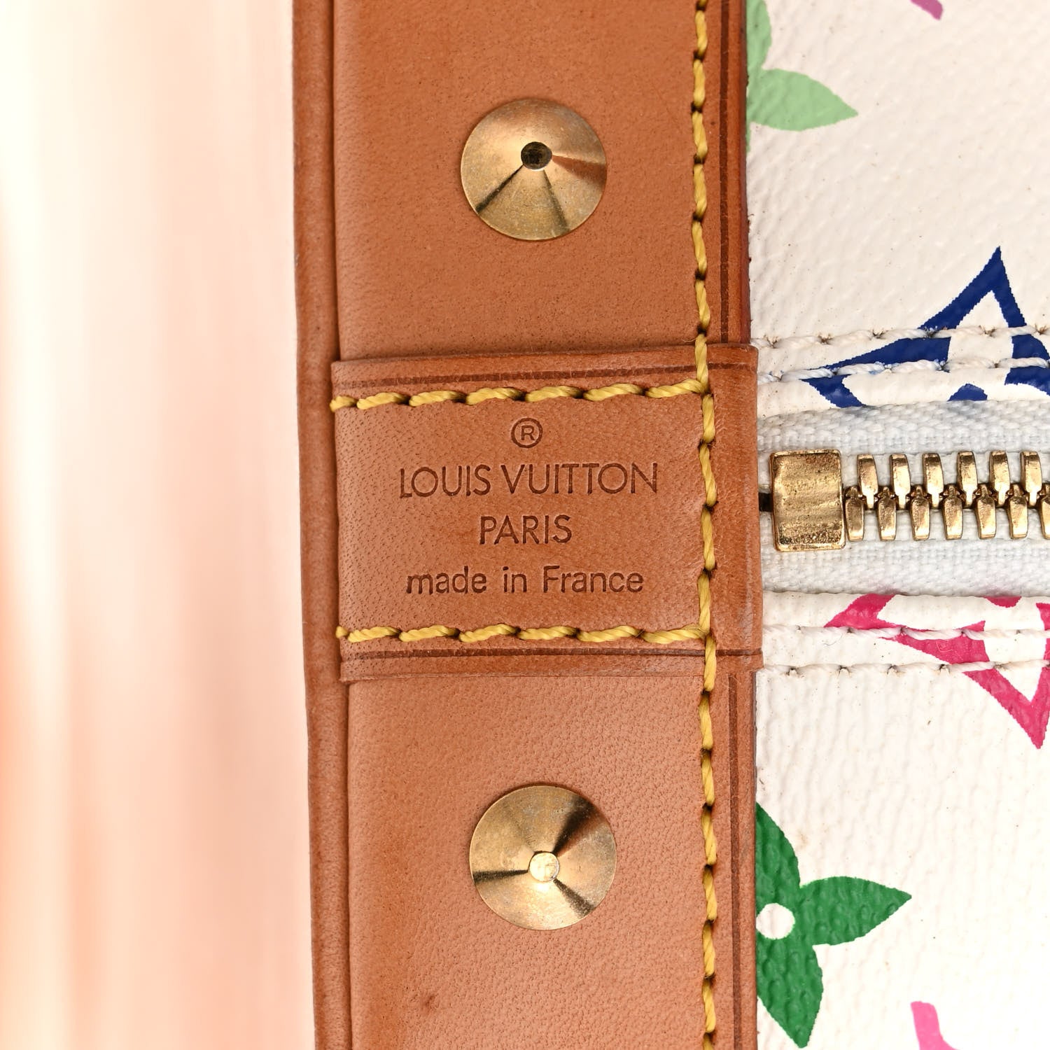 Louis Vuitton Monogram Multicolor Alma White 6 of 12