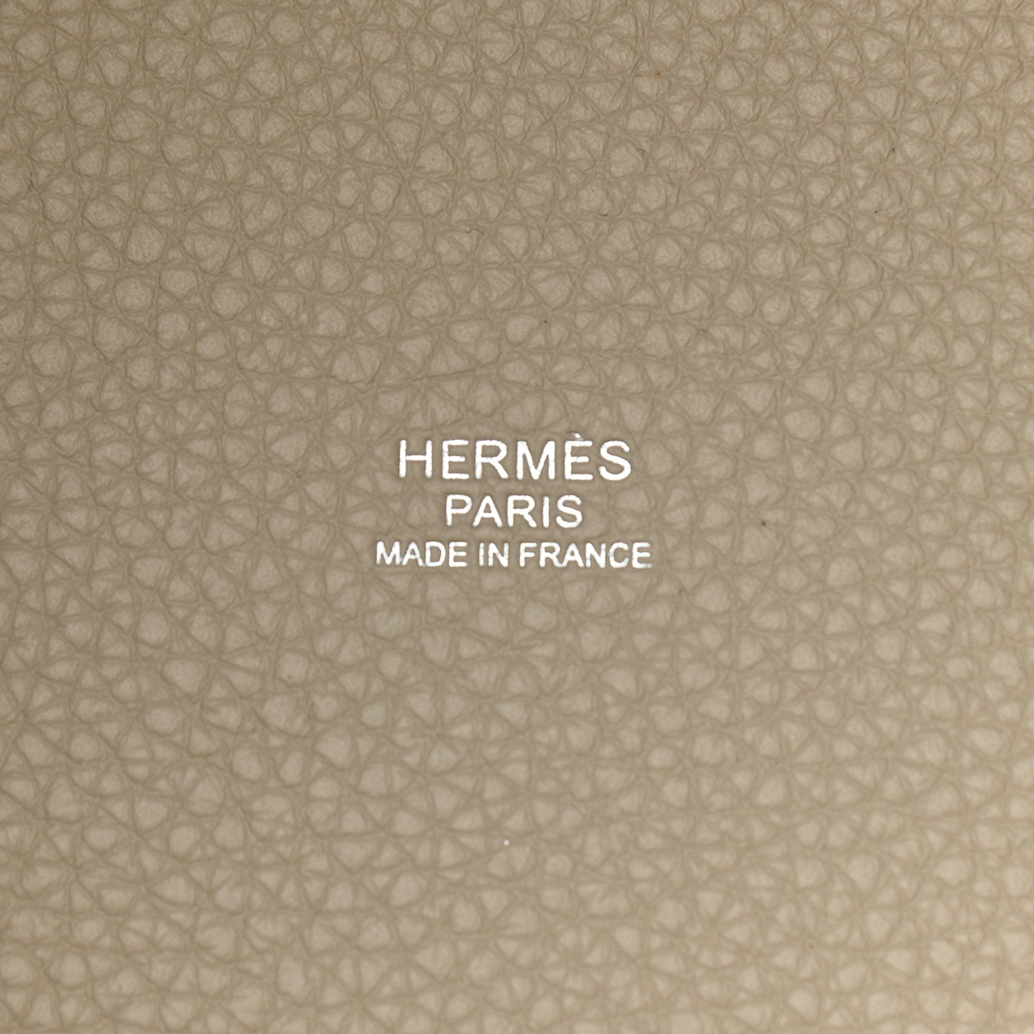 Hermes Taurillon Clemence Picotin Lock 22 MM Beton 6 of 10