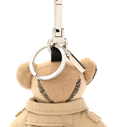 Burberry Cashmere Thomas Trench Teddy Bear Keychain Charm Camel 3 of 4