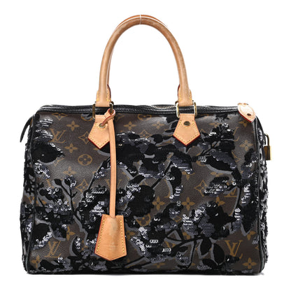 Louis Vuitton Monogram Fleur De Jais Sequins Speedy 30 1 of 19