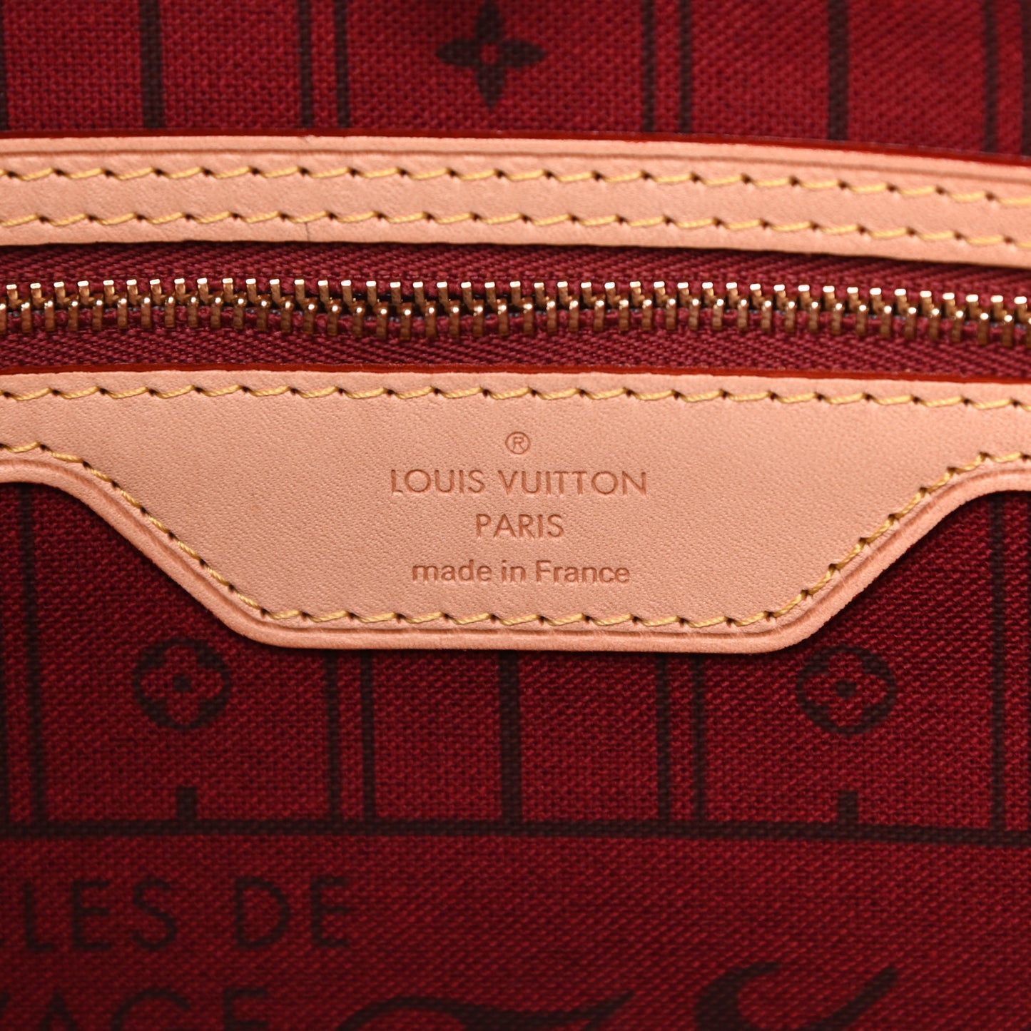Monogram My LV Heritage Neverfull MM Burgundy Orange