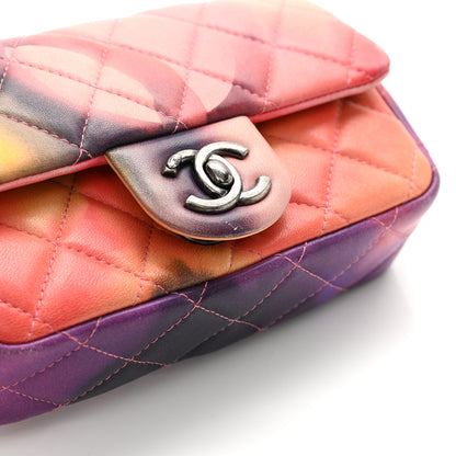 Chanel Lambskin Quilted Extra Mini Flower Power Flap Multicolor 11 of 11