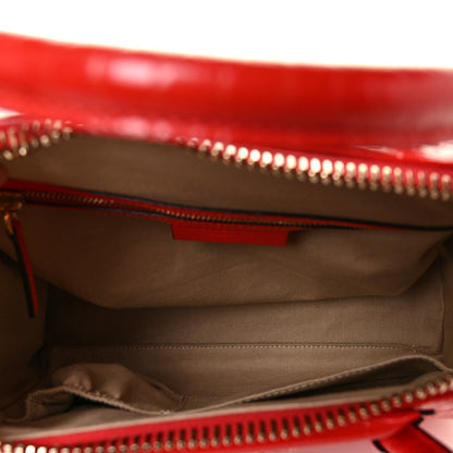 Givenchy Calfskin Crocodile Embossed Small Antigona Red 5 of 8