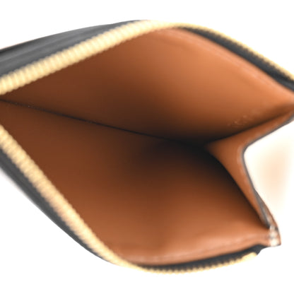 Celine Triomphe Canvas Zipped Card Holder Tan 5 of 10