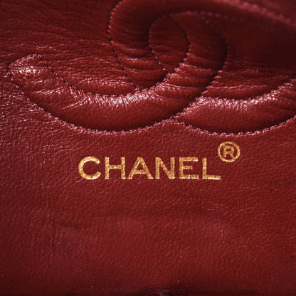 Chanel Lambskin Quilted Medium Double Flap Bag Black 6 of 11