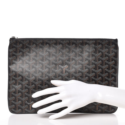 Goyard Goyardine Senat Pochette MM Black 2 of 6