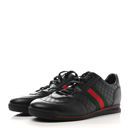 Gucci Microguccissima Web Sneakers 8 Black 3 of 9