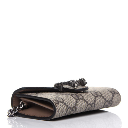 Gucci GG Supreme Monogram Dionysus Coin Purse Taupe 4 of 9