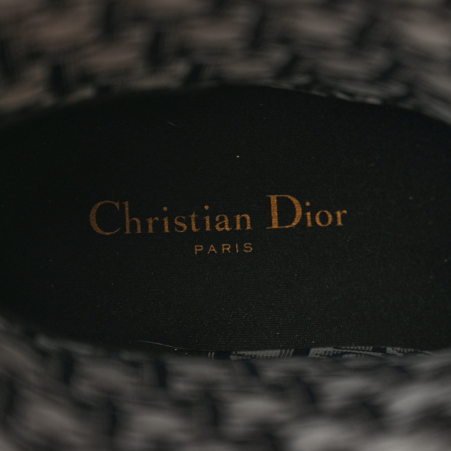 Christian Dior Rubber Diorunion Rain Boots 39 Black Military 6 of 8