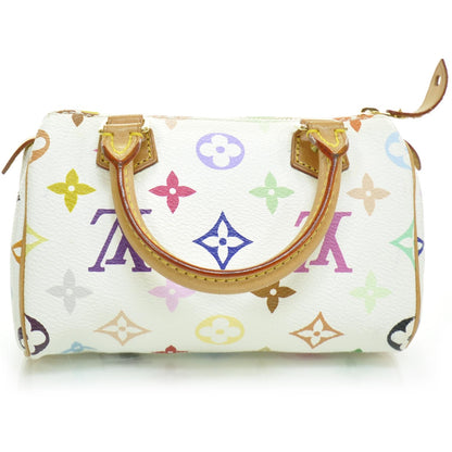 Louis Vuitton Monogram Multicolor Mini Sac HL Speedy White 3 of 8