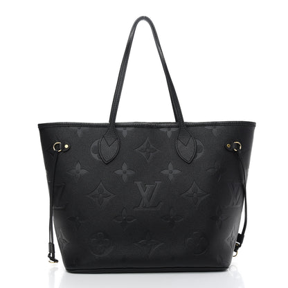 Louis Vuitton Empreinte Monogram Giant Neverfull MM Black 3 of 9