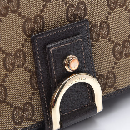 Gucci Monogram Abbey Continental Wallet Dark Brown 10 of 10