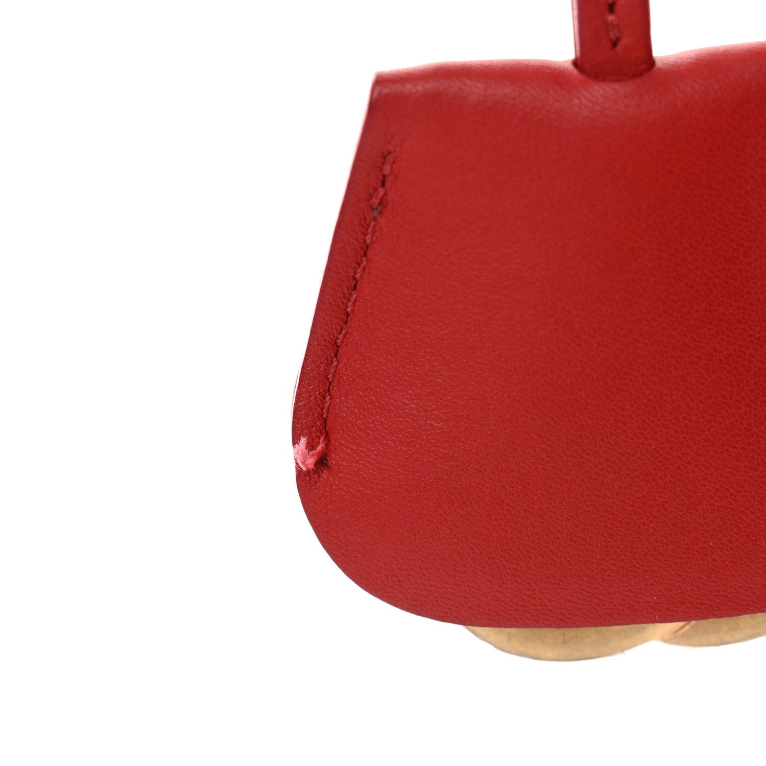 Chanel Caviar Quilted Large CC Filigree Vanity Case Red 11 of 13