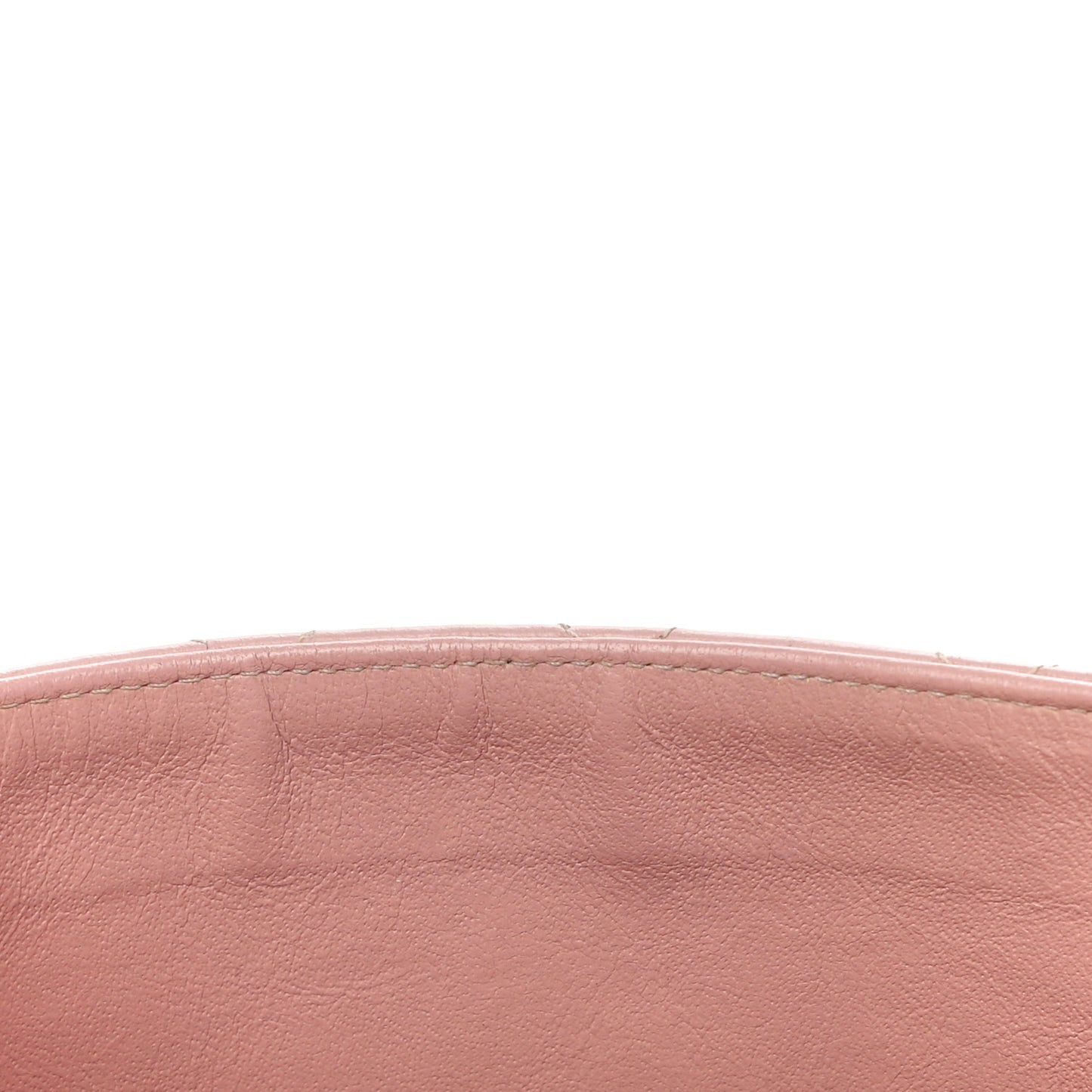 Lambskin Quilted Mini Square Flap Bag Light Pink