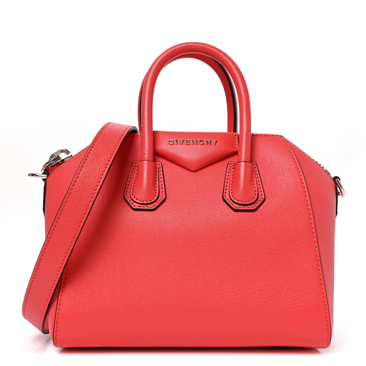 Givenchy Sugar Goatskin Mini Antigona Lipstick Pink 1 of 9