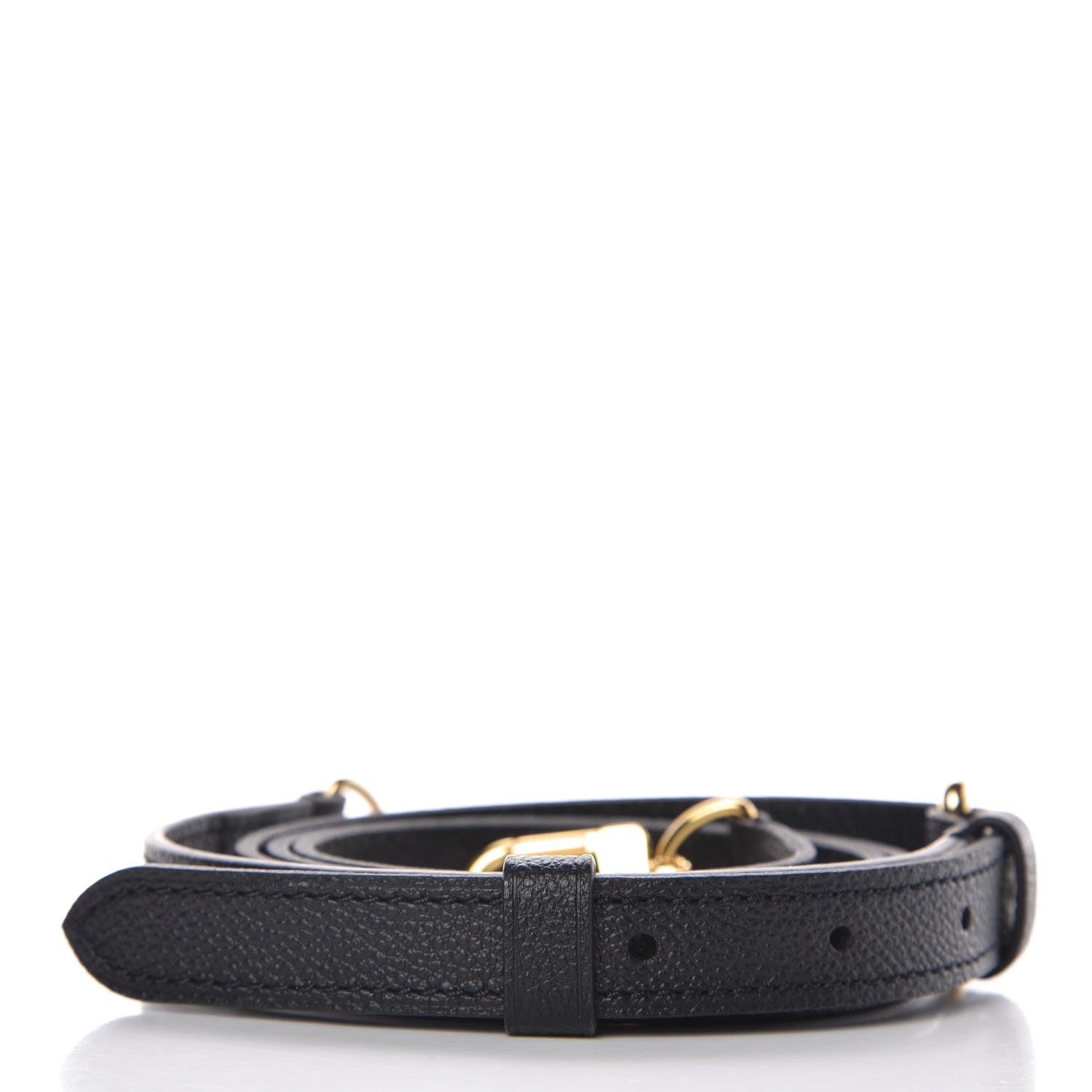 Louis Vuitton Empreinte Adjustable Shoulder Strap Black 2 of 3