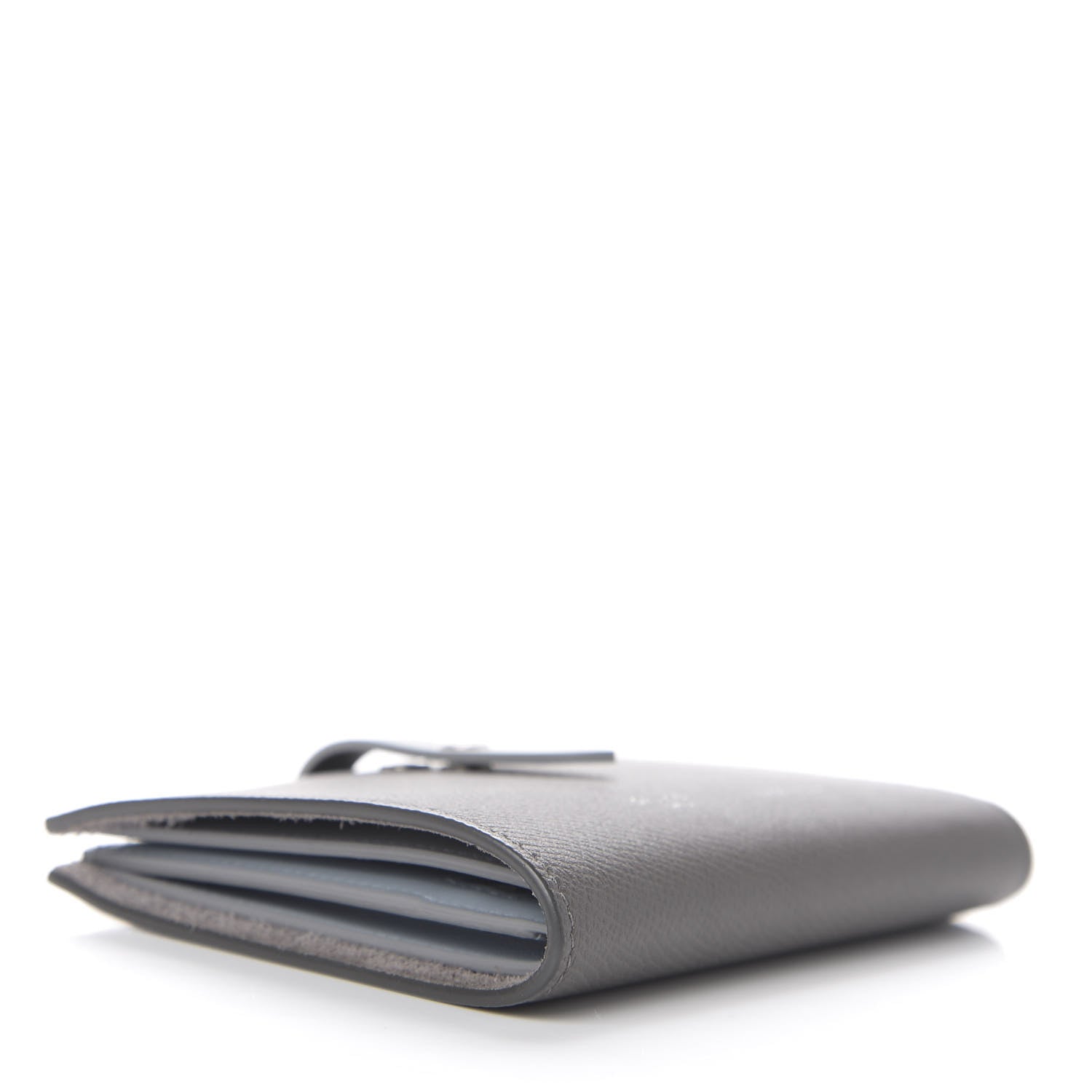 Celine Grained Calfskin Large Multifunction Strap Wallet Pebble Mineral 3 of 7