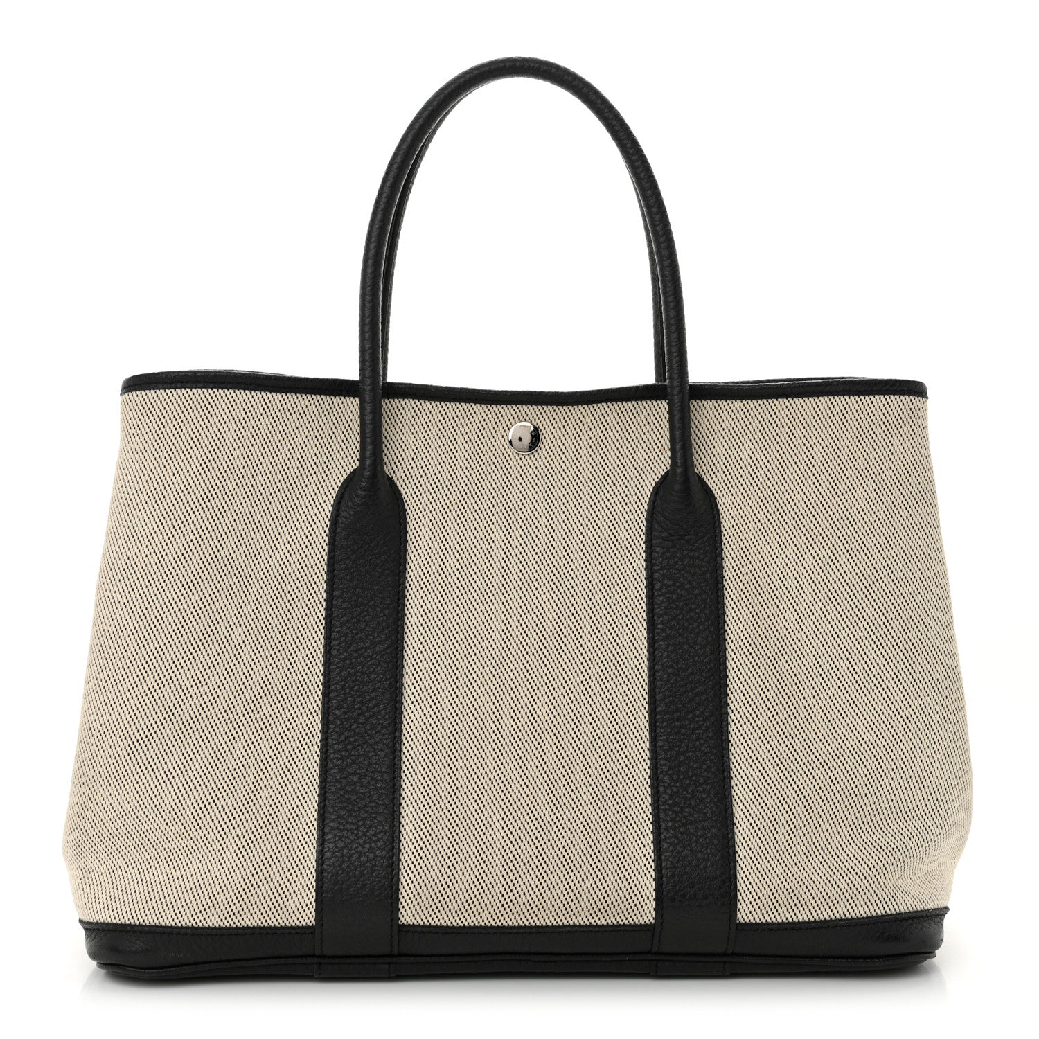 Hermes Toile Negonda Garden Party 36 MM Tote Black Ecru 1 of 11