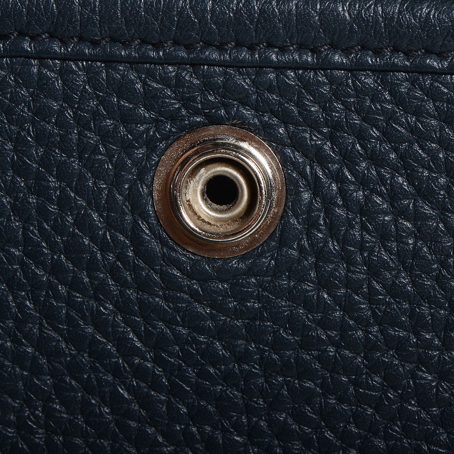 Hermes Taurillon Clemence Evelyne III GM Bleu Obscur 8 of 14