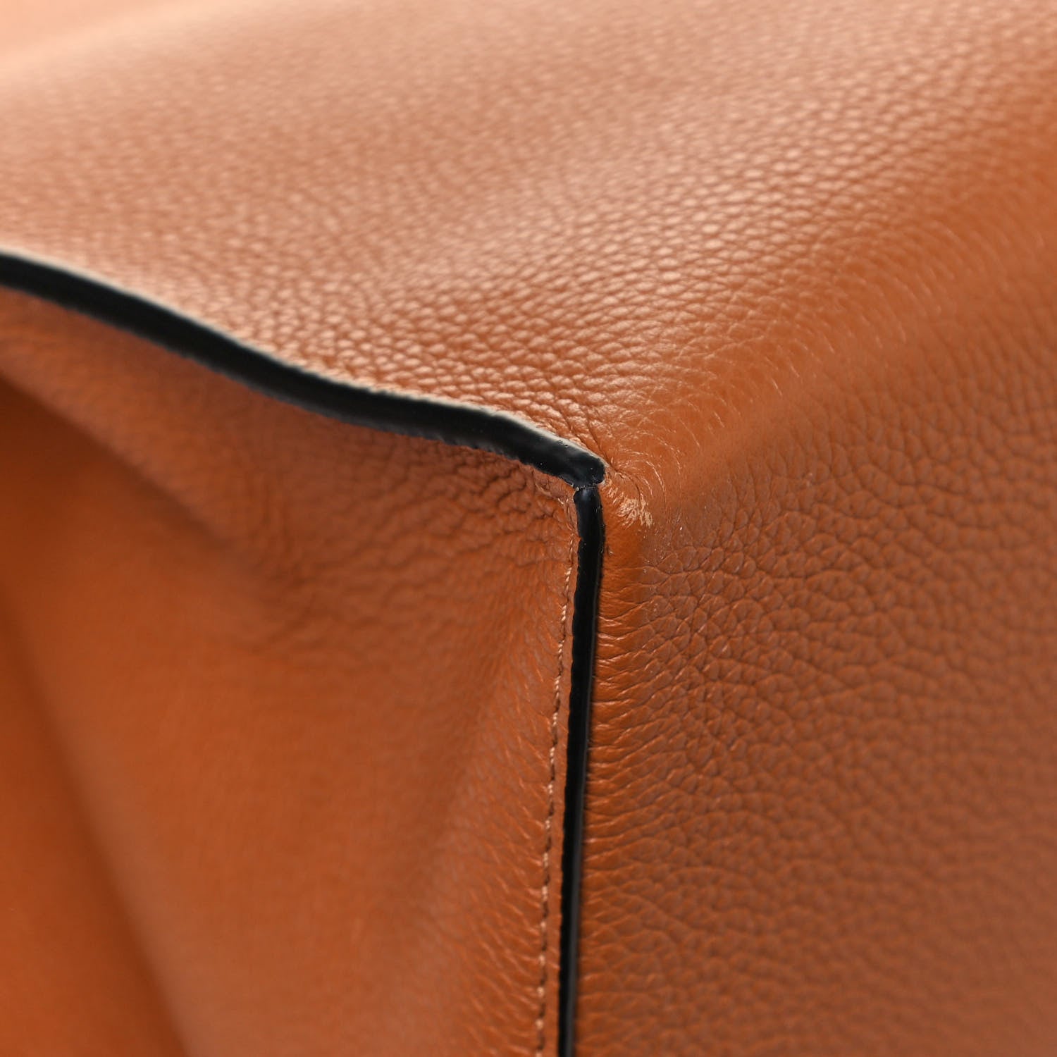 Loewe Grained Calfskin Cushion Tote Tan 9 of 11