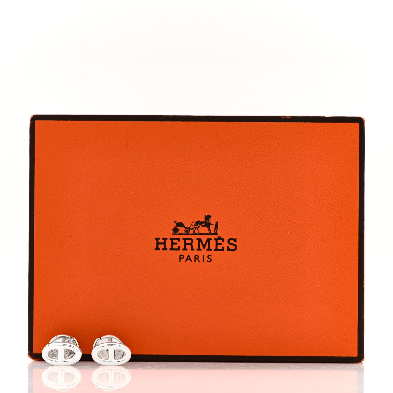Hermes Sterling Silver TPM Farandole Earrings 5 of 5