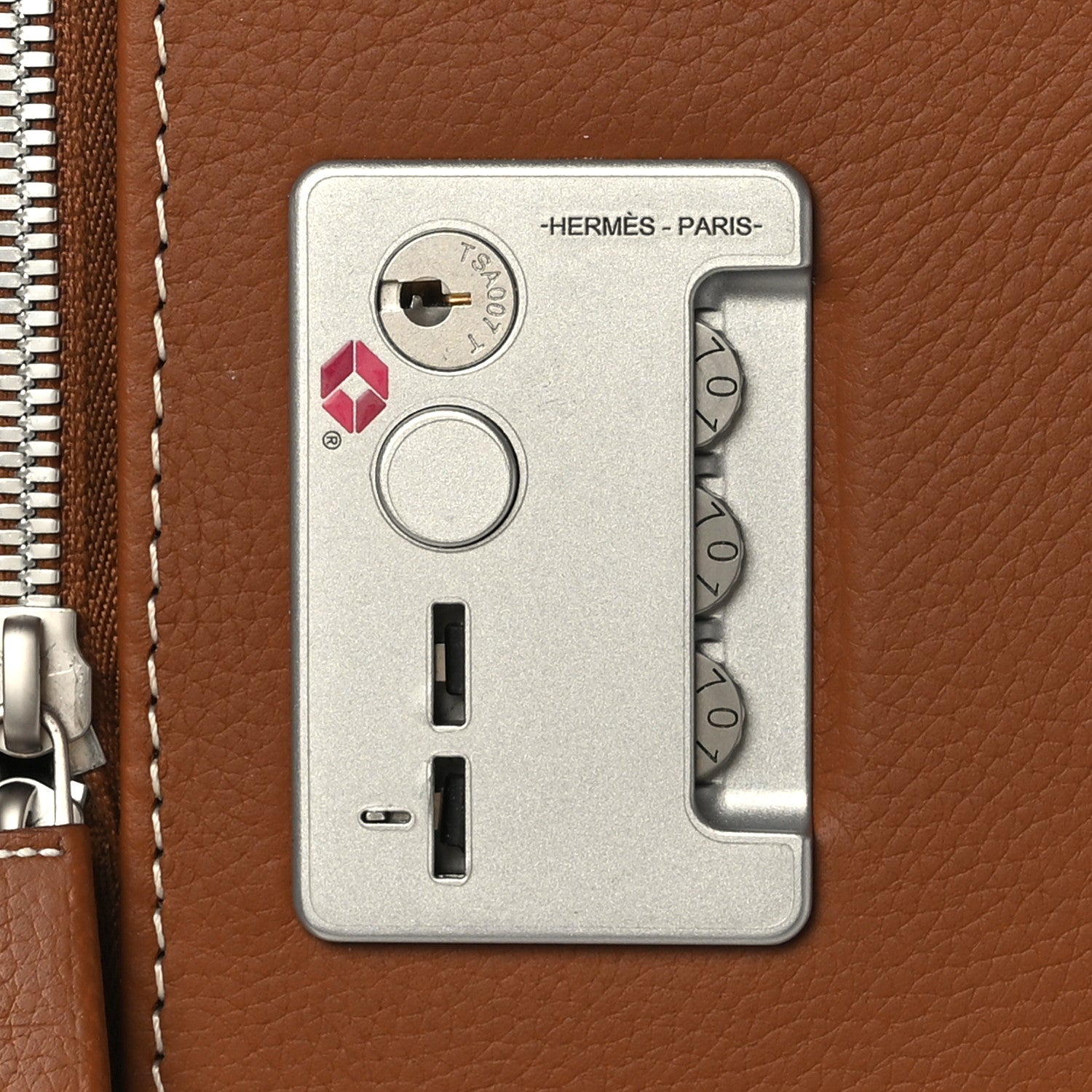 Hermes Taurillon Regate R.M.S. Trolley Case Luggage Gold 5 of 7