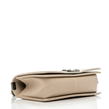 Chanel Caviar Quilted Medium Boy Flap Beige 5 of 8