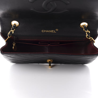 Chanel Lambskin Quilted Small Single Flap Bag Black 5 of 13