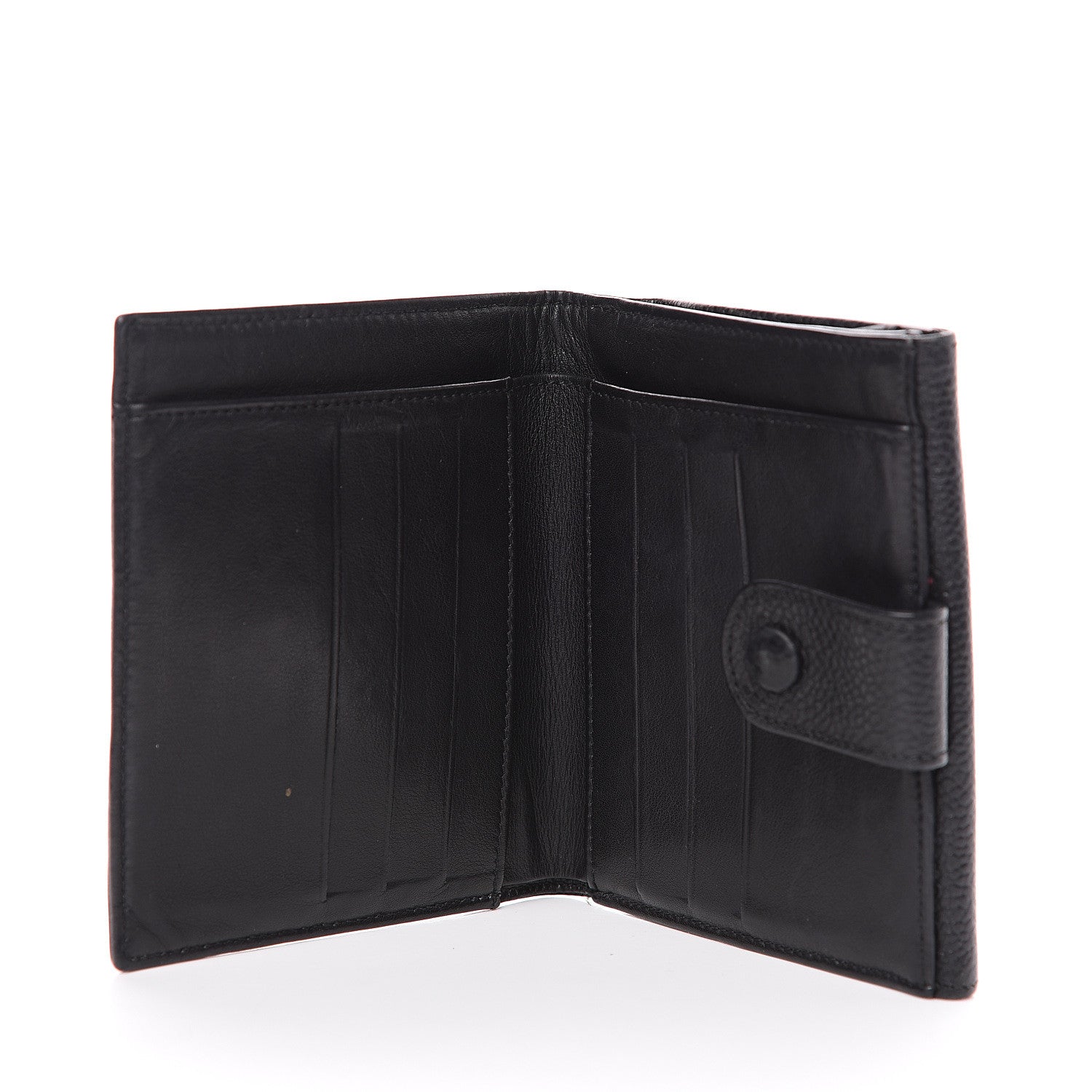 Chanel Caviar Timeless CC Compact Flap Wallet Black 4 of 10