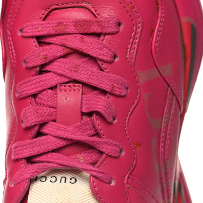Gucci Calfskin Logo Womens Rhyton Sneakers 35 Box Pink 10 of 10