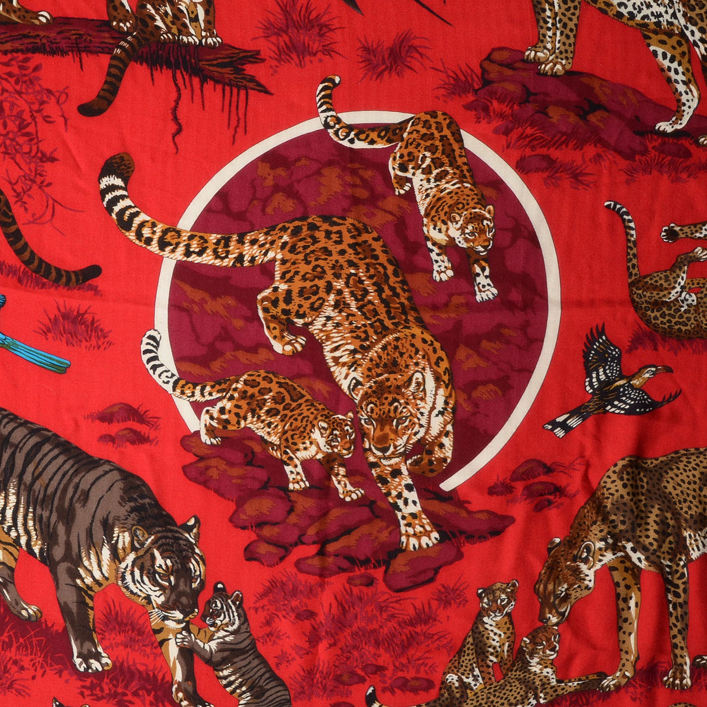 Cashmere Silk Tendresse Feline Scarf Shawl 140