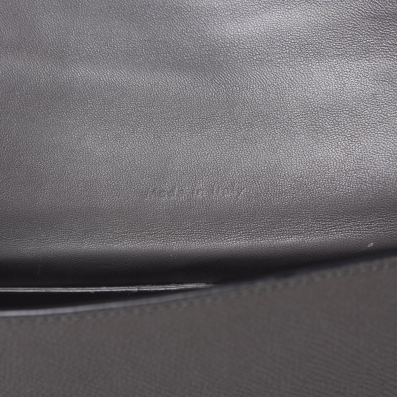 Celine Grained Calfskin Medium Trotteur Taupe 7 of 15
