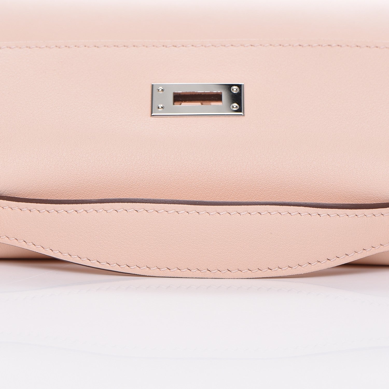 Hermes Swift Kelly Pochette Clutch Rose Eglantine 18 of 23