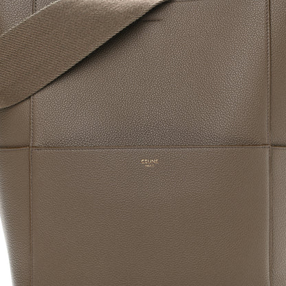 Celine Soft Grained Calfskin Sangle Bucket Bag Taupe 7 of 9