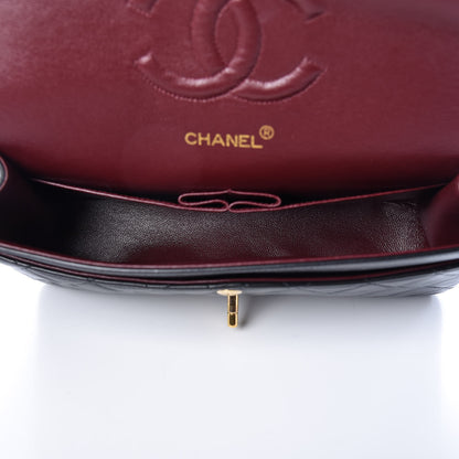 Chanel Lambskin Quilted Medium Double Flap Black 5 of 11