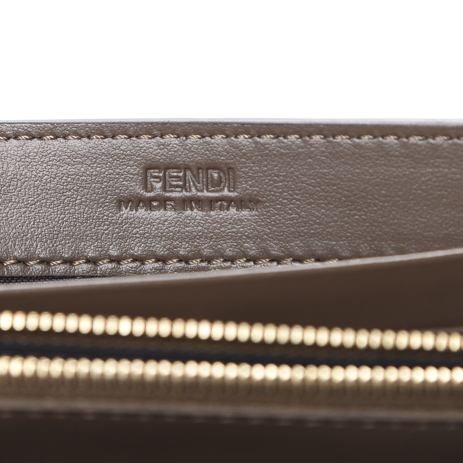 Fendi Vitello Soft F is Fendi Bi-Color FF 1974 Embossed Continental Envelope Wallet On Chain Maya Black 5 of 10