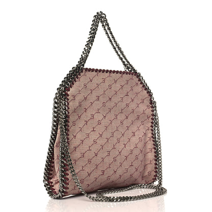 Stella McCartney Canvas Logo Mini Falabella Tote Red 3 of 9