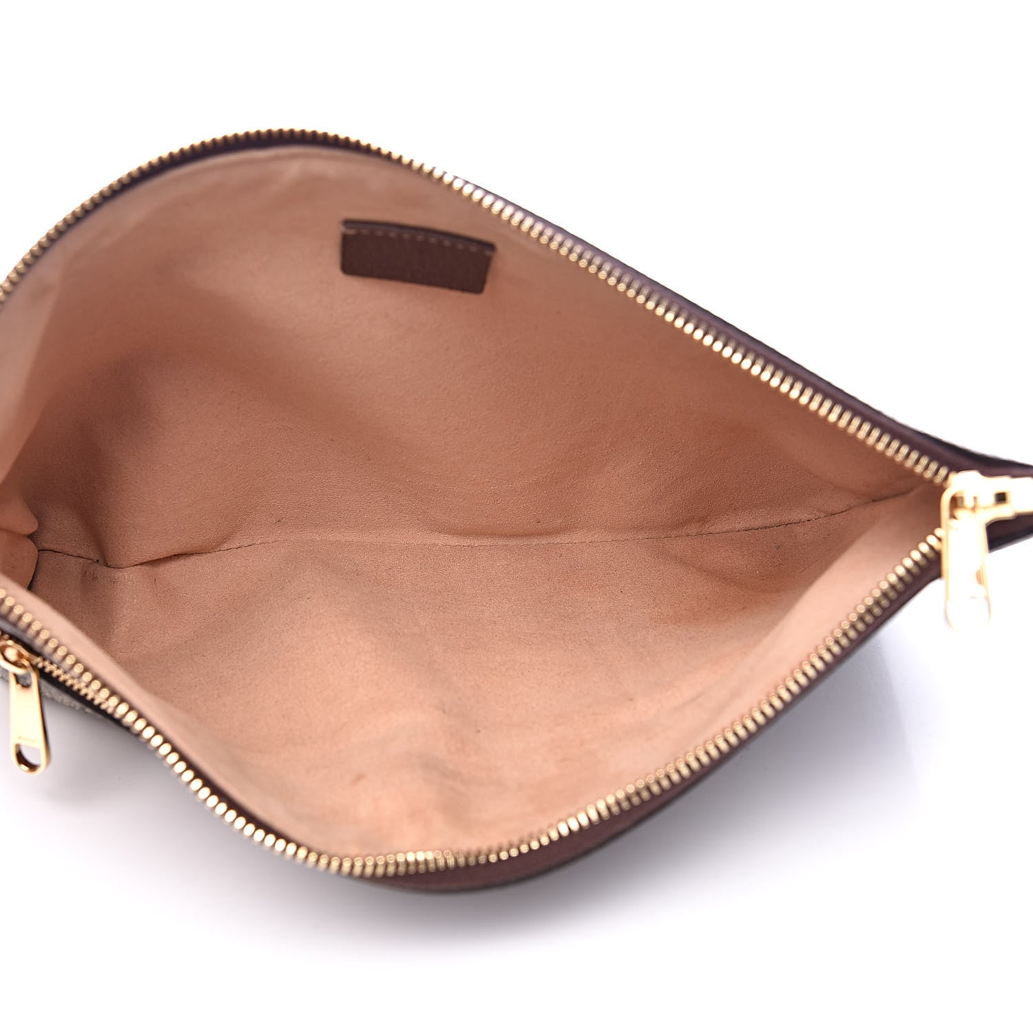 Gucci GG Supreme Monogram Large Ophidia Pouch Clutch Brown 5 of 12