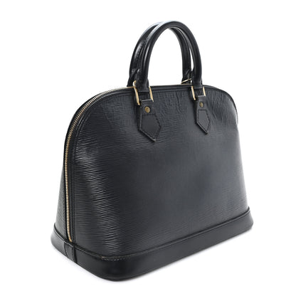 Louis Vuitton Epi Alma PM Black 3 of 10